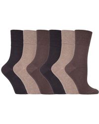 IOMI - Ladies 6 Pack Non Elastic Diabetic Socks With Hand Linked Toe Seams - Lyst