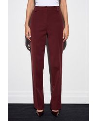 Dilvin - High-Waist Straight-Leg Pleated Trousers - Lyst