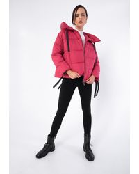 Wittchen - Oversized Gewatteerde Jas Met Manchetten Aan De Mouwen - Lyst