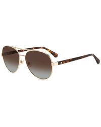 Kate Spade - Aviator Zonnebril Met Verlooplenzen - Lyst