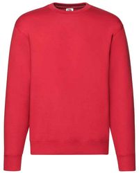Fruit Of The Loom - "Premium" Sweatshirt Überschnittene Schulter Für Herren - Lyst