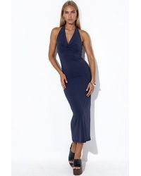 Busem - Halter Neck Maxi Dress - Lyst