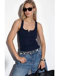 Busem - Knop-Front Cami Tanktop - Lyst