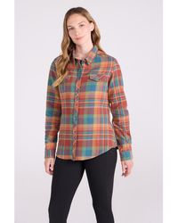Mountain Warehouse - Willow Flanellen Overhemd (Gebrande Sinaasappel) - Lyst