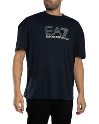 EA7 - Echo Graphic T-Shirt - Lyst