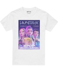 K-Pop Demon Hunters - Adult World Tour Huntr/X Poster T-Shirt - Lyst