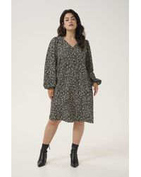 Kaffe - Jurk A-Shape Multi - Lyst