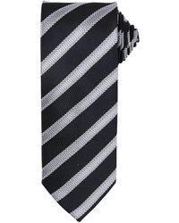 PREMIER - Stripe Waffle Tie /Dark) - Lyst