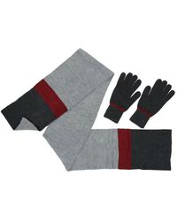 PUMA - Fundamentals Knit Gloves & Scarf Set - Lyst