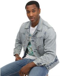 Levi's - Levis Katoenen Truckerjack Voor (Denim) - Lyst