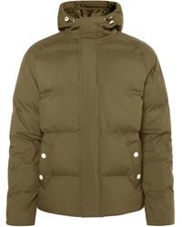 Dreimaster - Winterjas Met Vulling Militaire Olijf - Lyst