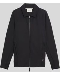 Lyle & Scott - – Sweatshirt Mit Diagonalem Interlock-Kragen Und Durchgehendem Reißverschluss – Lack - Lyst