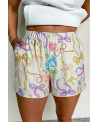 Azura Exchange - Boogprint Korte Broek Casual Draag - Lyst