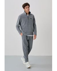 TOMMY LIFE - Fleece Sweatshirt And Pants Set - Lyst