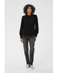 Kaffe - Overhemd Met Lang Mouwen Kaliliana Overhemd Met Lang Mouwen Regular Fit - Lyst