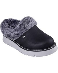 Skechers - Keepsakes Lite Cozy Blend 114762-Blk Slip On Shoes - Lyst