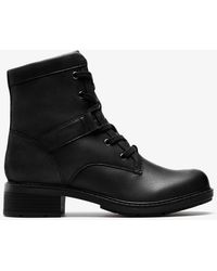 Clarks - Hearth Parker Leather Boots - Lyst