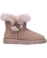 EVER AU - Robin Horn Toggle Button Mini Boots - Lyst