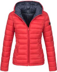 Marikoo - Gewatteerde Jas Lucy Met Capuchon & Lichte Voering - Lyst