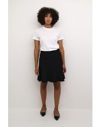 Kaffe - Rok Regular Fit Black Deep - Lyst