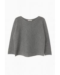 MixRay - Bootsausschnitt Ribstrickpullover - Lyst