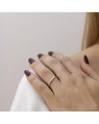 Fascination by Ellen K. - Ring 375/- Gelbgold Mit Weißem Zirkonia - Lyst
