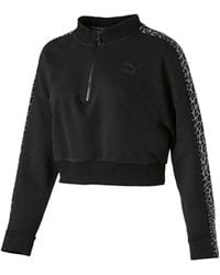PUMA - Wild Pack T7 Cropped Track Top Jacket 578468 01 - Lyst