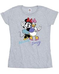 Disney - Ladies Minnie Mouse And Daisy Cotton T-Shirt (Sports) - Lyst