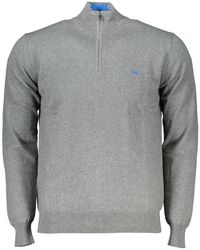 Harmont & Blaine - Half Zip Knit Sweater Cotton - Lyst