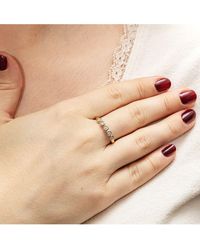 Diamonds by Ellen K. - Ring 585 Zweifarbig Mit 5X Brillant Zus. 0,05Ct - Lyst