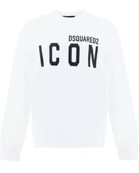 DSquared² - Uniseks Adult Cool Icon Logo Sweatshirt Zwart) - Lyst