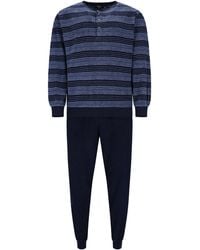 Hajo - Schlafanzug Klima Frottee Pyjama - Lyst