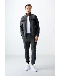TOMMY LIFE - Color Block Fleece Sweatshirt And Pants Set - Lyst