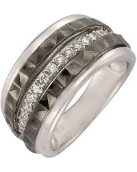 CELESTA - Silber Ring Silber 925 Rhodiniert Mit Zirkonia-Steinen - Lyst