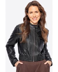 Wittchen - Eco-Leren Jas Met Trekkoord Eco-Leer - Lyst