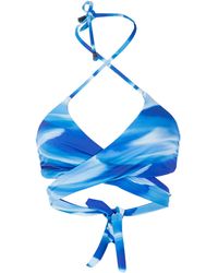 Trussardi - Fancy Beach Triangel-Bh Für Frauen Mit Trägern Und Schnürung - Lyst