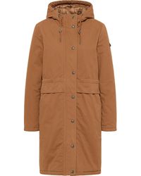 Dreimaster - Winterjas Dames Zand - Lyst