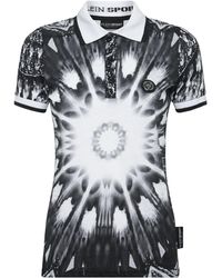 Philipp Plein - Poloshirt Optical Flower - Lyst