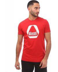 DIESEL - "T-Diegor 7-E" T-Shirt Für Herren - Lyst