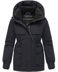 Marikoo - Damen Winterjacke Shigaraa Mit Abnehmbarer Kapuze & Magnettaschen - Lyst