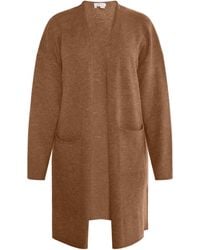 Usha - Longcardigan Kameel - Lyst