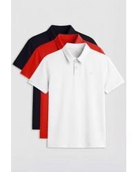 TOMMY LIFE - Cotton-Blend Polo T-Shirt - Lyst