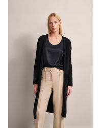 Bugatti - Damen Vest Met Brede Geribde Manchetten - Lyst