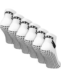 Talyx - 6 Pack Bamboo Ankle Grip Socks - Lyst