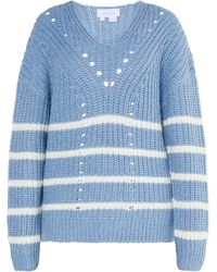 Usha - Strickpullover Damen Denimblau - Lyst