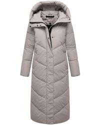 Marikoo - Wintermantel Ranjaa Gewatteerd Met Capuchon & Reflecterende Details - Lyst