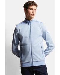Bugatti - Herren Sweatjacke Mit Collegekragen - Lyst