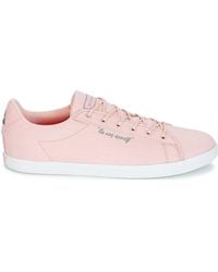 Le Coq Sportif - Agate Lo Cvs Metallic Plimsolls Canvas - Lyst