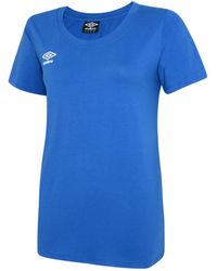 Umbro - Ladies Club Leisure T-Shirt (Royal/ - Lyst