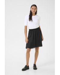 Kaffe - Rok Regular Fit Black - Lyst